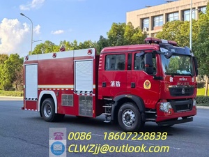 Camión Cisterna de Bomberos SINOTRUK HOWO de 8 Toneladas, Nuevo, 4x2, Diésel, con Tanque de Agua, Espuma y Polvo, 7001-10000L, 55M - Product Image 6