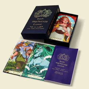 Produsen custom kartu <span class=keywords><strong>tarot</strong></span> mencetak pola desain kualitas tinggi laser kartu <span class=keywords><strong>tarot</strong></span> dengan kotak - Product Image 1