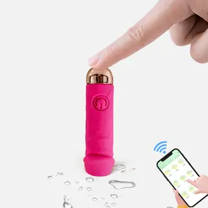 App Controle Remoto Mini Bolso Pequeno Smart Wand Vibrador G Spot Av Wand Massager Vibrador Dildo Sex Toy Para Mulher