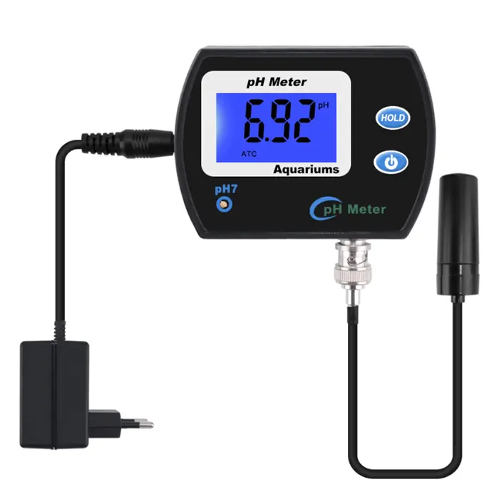 Tester PH Misuratore Portatile Esattezza con Penna Digitale PH-990 Tasca per Acquario Vini per l'Urina LCD PH Test Con Schermo Grande