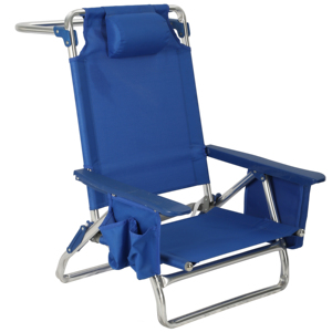 Kejie Modern Outdoor Aluminum Lightweight <b>Backpack</b> Portable Folding Beach Chair <b>Cooler</b> 120kg Load Capacity Custom Logo - Product Image 2