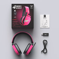 Casque de jeu Esports ONIKUMA GT812 avec technologie sans fil 2.4G 4 modes, son surround virtuel et microphone à réduction de bruit