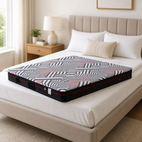 Surmatelas en mousse à mémoire de forme pour chambre à coucher, hôtel et chambre d'hôtes, housse lavable, soutien doux, haute densité