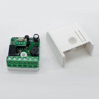 Relais RF 433,92 MHz 12-24 V CA/CC, récepteur 1 canal compatible avec télécommande 433 MHz à code fixe et à code roulant pour garage