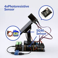 KUONGSHUN OEM ODM Kit de Inicio de Sistema de Seguimiento Solar Inteligente con Tutorial, Kit de Codificación DIY, Robot Inteligente para Arduino