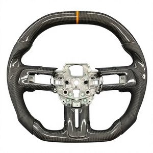 Volante de fibra de carbono para Ford Mondeo, EcoSport, Escape, Territory, <span class=keywords><strong>Shelby</strong></span> <span class=keywords><strong>GT500</strong></span>, piezas de repuesto para el interior. - Product Image 1