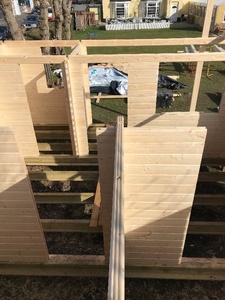 บ้านไม้แบบดั้งเดิม/บ้านไม้กระท่อม/บ้านพักตากอากาศไม้ 1 หรือ 2 ห้องนอน สำหรับอยู่อาศัย - Product Image 4