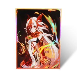 Nouvelles pochettes de cartes personnalisées haut de gamme en plastique holographique imperméable de haute qualité avec finition laser pour jeux de cartes - Product Image 5