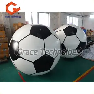 Giant Opblaasbare Voetbal Ballon, Aangepaste Opblaasbare Voetbal Parade Ballon Voor Reclame