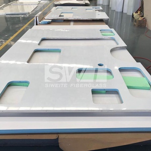 <span class=keywords><strong>FRP</strong></span> pannello sandwich in fibra di vetro composito PU XPS schiuma a nido d'ape resistente al fuoco GRP skin gel coat <span class=keywords><strong>sheet</strong></span> per camper trailer wall - Product Image 4