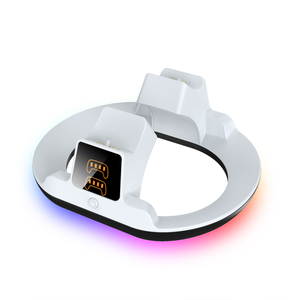 Base de Carga Rápida para Control de PS5, Cargador Inalámbrico Doble con Pantalla LED para PlayStation <span class=keywords><strong>5</strong></span> Slim <span class=keywords><strong>Pro</strong></span> <span class=keywords><strong>DualSense</strong></span> - Product Image 2