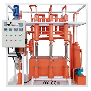 Mini raffinerie de pétrole, machine de recyclage d'huile de voiture usagée, équipement de régénération d'huile moteur noire - Product Image 1