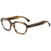 Monture de lunettes rectangulaires rétro Elan Optical YB6608, meilleure vente, unisexe, en acétate, lunettes optiques écologiques, livraison directe d'usine
