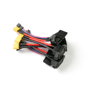 Câble d'alimentation personnalisé <span class=keywords><strong>2</strong></span>+4 Femelle XT60U Mâle en cuivre plaqué or PVC SM3P <span class=keywords><strong>2</strong></span>*0.3mm 250V pour connexion de batterie de vélo électrique - Product Image 3