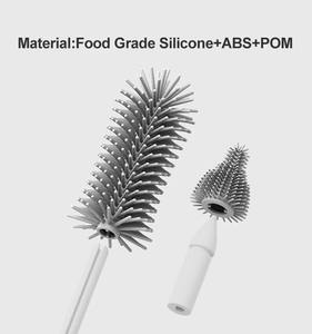 <span class=keywords><strong>Dr</strong></span>. <span class=keywords><strong>Brown</strong></span>'s Deluxe Bottle Brush Plastic Bottle Cap Brush Aplicador Baby Biberon Cleaner Brush - Product Image 3