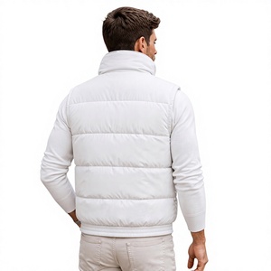 Gilet matelassé léger unisexe, veste sans manches pour l'hiver, vêtement d'extérieur chaud et décontracté, vente en gros - Product Image 2