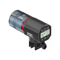 Alimentador de Peces Inteligente, Automático y Ecológico, con Batería, 200 ml de Gran Capacidad, Dispensador Temporizado, Alimentador Automático de Plástico Duradero para Acuario