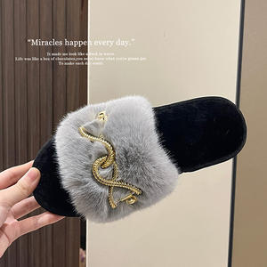 Nouvelle tendance : Pantoufles TPR, pantoufles d'intérieur, pantoufles en peluche, pantoufles plates, pantoufles tendance, pantoufles d'extérieur de haute qualité - Product Image 3