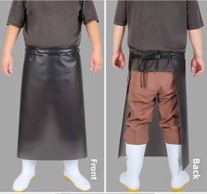 Tablier <span class=keywords><strong>de</strong></span> cuisine et <span class=keywords><strong>de</strong></span> <span class=keywords><strong>restaurant</strong></span> unisexe, écologique, réutilisable, en TPU, sans manches, imperméable, résistant à l'huile, aux acides et aux alcalis - Product Image 4