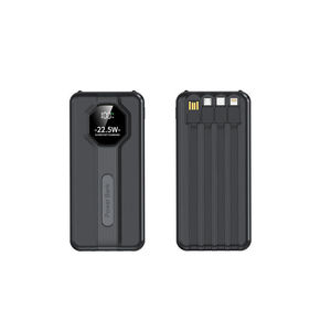 GEBRA K20 20000mAh 30000mAh พาวเวอร์แบงค์พร้อมจอแสดงผล LED สายเคเบิล Type-C กำลังไฟ 10W แบบบางพิเศษและพกพาได้ - Product Image 1