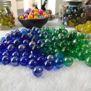 Hecho a máquina 14mm/16mm/25mm/35mm mármol de vidrio cerámico con diseño de pétalos DIY accesorios de tiro para niños juguete de <span class=keywords><strong>juego</strong></span> al aire libre - Product Image 3