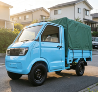 Mini camionnette électrique EEC EV 3500W, 4 roues, mini camion pour fermes et transport commercial