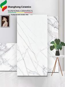 Moore Carreaux de sol métalliques émaillés modernes 750X1500 Carreaux de peau pour toute la <span class=keywords><strong>maison</strong></span> pour cuisine salon toilette Carreau de tableau blanc - Product Image 3