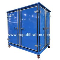 Nouvelle Unité de Filtration et de Purification d'Huile de Transformateur Triphasé 380V en Conteneur, Garantie 5 Ans pour Poste de Transformation Extérieur
