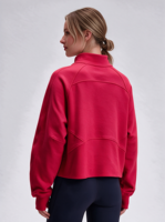 Sweat-shirt personnalisé pour femme à col montant, en molleton de coton épais, coupe oversize, pour l'automne