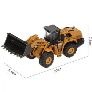 SJY-1714-2 Camión de Ingeniería a Escala 1:50, Modelo Fundido a Presión, Vehículo de Construcción, Máquina 1/50, Juguete de Bulldozer de Aleación Metálica Fundida a Presión - Product Image 6