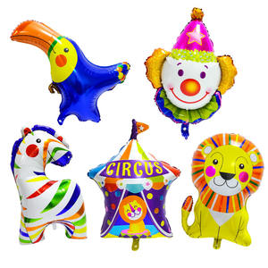 Globos de Aluminio con Diseño de <span class=keywords><strong>Payaso</strong></span> de Dibujos Animados, Paquete de 5, para Decoración de Fiestas de Cumpleaños - Product Image 6