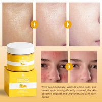 OEM ODM Hydratant naturel à base de plantes blanchissant Anti-âge élimination de l'acné bouton Marque privée Curcuma Meilleure crème pour le visage pour les peaux claires
