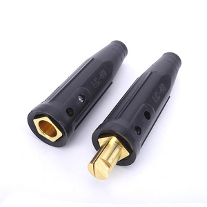 Machine à souder avec connecteur LC40 de style américain, poignée de soudage tout en cuivre, prise pour câbles de soudage, prises rapides - Product Image 1