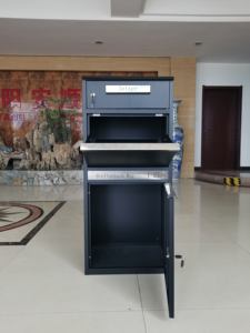 새로운 디자인 안전 맞춤형 아연 도금 강철 우편함 가정 정원 소포 배송함 (야외용) - Product Image 5