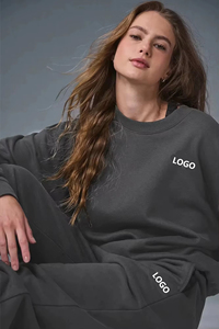 Felpa con Cappuccio di Alta Qualità a Collo Tondo per <span class=keywords><strong>Uomo</strong></span> e Donna, Autunnale, in Cotone, Unisex, Spessa e Confortevole, <span class=keywords><strong>Abbigliamento</strong></span> Femminile - Product Image 4
