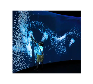 Sistema di proiezione a parete interattiva ad alta precisione laser per bambini giochi da parete proiettore interattivo gioco multi player 5*96m - Product Image 1