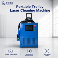 Machine de nettoyage au laser portable à impulsions 1064 nm pour le traitement des surfaces métalliques, élimination de la rouille et de la peinture, nettoyeur laser