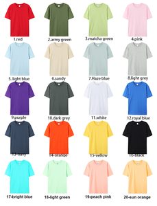 T-shirt Homme Décontracté en Coton 100% 180 g/m², Couleur Unie, Coupe Oversize, Impression Personnalisée Sérigraphie DTG DTF, Vente en Gros - Product Image 3