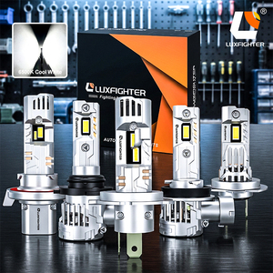 Luxfighter Q66 ad Alta Potenza 90W 9600lm H4 <span class=keywords><strong>H7</strong></span> H11 <span class=keywords><strong>Mini</strong></span> F30 C6s Fari a LED per Auto, Moto e Camion - Product Image 1