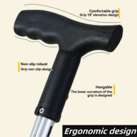 Ouverture électrique portable et canne de marche pliante en aluminium léger pour personnes âgées avec siège