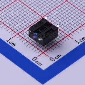 TS-1102S-B-C-B Tactile Switch SMD-4P,6x6mm Switch Single Pole Single Throw Round Button 1.6N Vertical Mount - Product Image 2