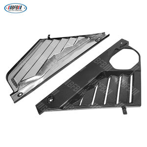 Pour 2020-2024 Chevrolet <span class=keywords><strong>Corvette</strong></span> C8 couvercle de baie de moteur de remplacement en Fiber de carbone véritable état neuf - Product Image 5