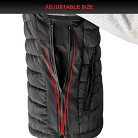 Gilet chauffant Dr.Warm OEM 5V à batterie rechargeable, style décontracté, coupe-vent
