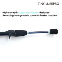 Canne à pêche ultralégère en fibre de carbone 40T de 1,5 m pour la pêche au lancer en eau douce et salée (carpe, truite) - Vente en gros