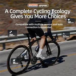 Velocímetro GPS para Bicicleta BSC200, Nuevo Modelo, con Bluetooth, Resistente al Agua IPX7, Pantalla LCD de 2.4 Pulgadas, Navegación de Rutas, Computadora para Ciclismo - Product Image 3