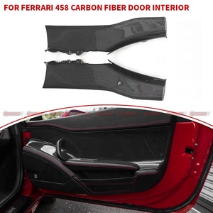 Kit intérieur de porte latérale en fibre de carbone sèche de qualité supérieure, style OEM, pour pièces de carrosserie Ferrari 458 - Product Image 1