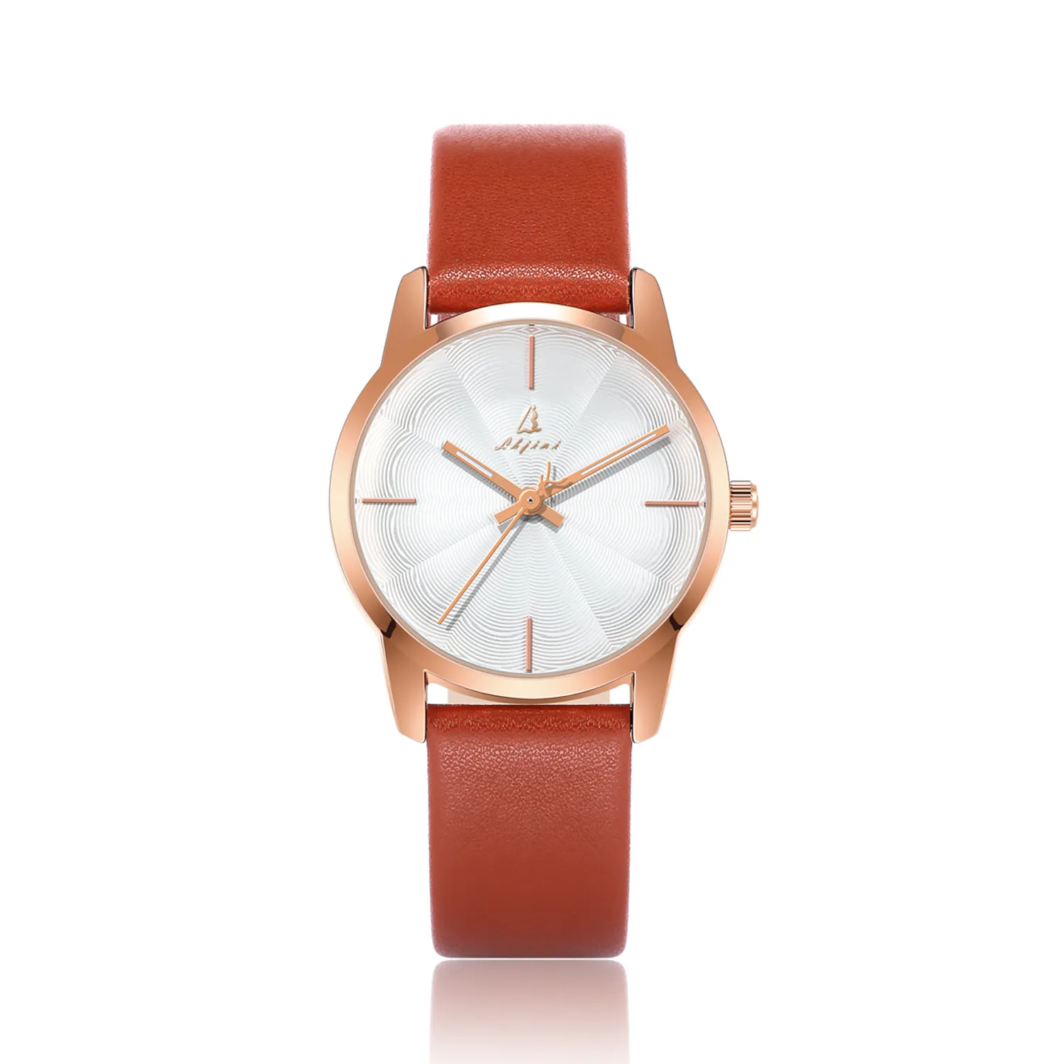 ของขวัญธุรกิจ Sunray เลดี้บางนาฬิกาแฟชั่นแก้วคริสตัลผู้หญิงนาฬิกาควอตซ์หนังแท้กันน้ำนาฬิกาข้อมือผู้หญิง