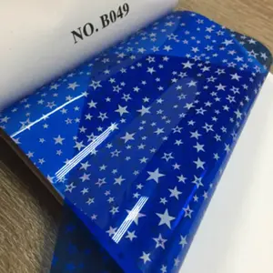 2023 Atacado Preço De Fábrica Estrela Transparente Pvc Filme Para Fazer Caneta Sacos E Capa De Notebook