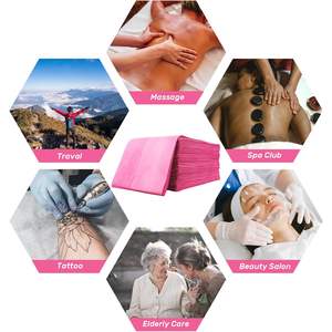 Drap de lit jetable bon marché rouleau de <span class=keywords><strong>papier</strong></span> drap de lit en tissu non tissé draps de <span class=keywords><strong>table</strong></span> de <span class=keywords><strong>massage</strong></span> imperméables couverture de lit résistant à l'huile pour spa - Product Image 6