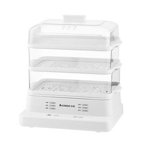 หม้อนึ่งไฟฟ้าชิโก้สามชั้น 24 ลิตร หม้อนึ่งอเนกประสงค์พร้อมฝาปิดกระจกนิรภัย - Product Image 4